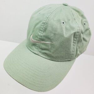 Nike Vintage Swoosh Strapback Hat Cap Taiwan Embroidered Logo U8SSH 100% Cotton